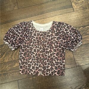 Leopard Print Cardigan From Anthropologie